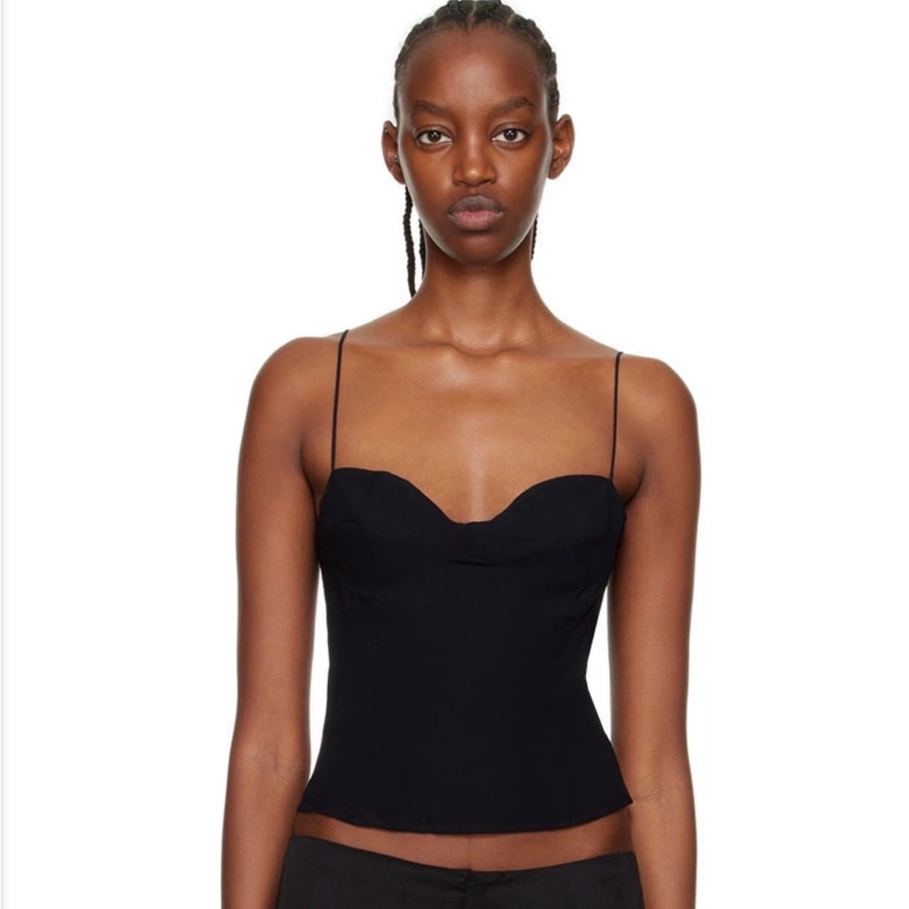 Reformation Black Liza Tank Top